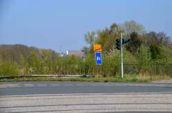 Unistraße Bochum - Blick Richtung OPEL-Verwaltung