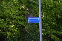 Verkehrsschild Nordhausenring Bochum