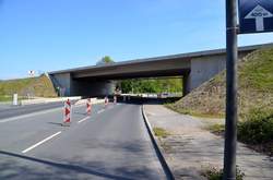 Baustelle Markstraße in Steinkuhl 2017 / Brücke A448 (1)