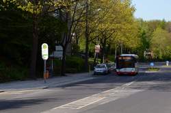 Markstraße, Bochum-Steinkuhl, mit Bus der Bogestra