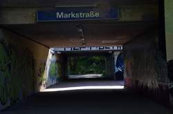Unterführung an der Haltestelle Markstraße, Bochum (2)