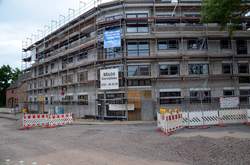 Baustelle des Neubaus an der Ecke Altenbochumer Straße und Nordstraße (3)