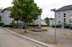 Rhönplatz Bochum mit Spielplatz
