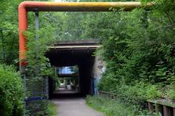 Alte Bahntrasse zwischen Castroper Hellweg und Stahlwerke Bochum (2)