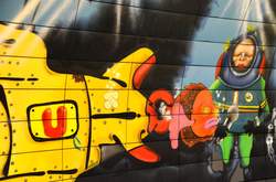 Graffiti an der U-Bahn-Haltestelle Bermuda3eck / Musikforum Bochum (4)