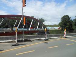 Baustelle neue Brücke Buselohstraße, Juli 2017 (2)