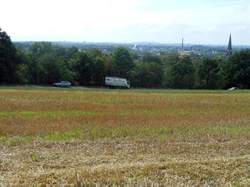 Blick vom Tippelsberg Richtung Bochum-Riemke, Juli 2017