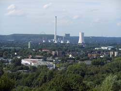 Tippelsberg Bochum, Blick Richtung Hoheward, Juli 2017
