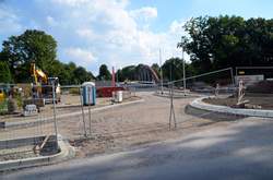Baustelle Harpener Str. Kreisverkehr, September 2017 (2)
